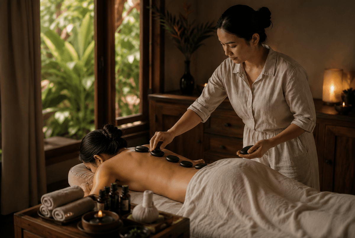 HOT STONE MASSAGE